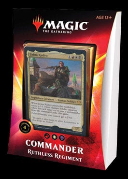 mtg commander 2020 deck The Gatherings Aetherdrift set with this ready MTG Commander 2020 Ruthless Regiment